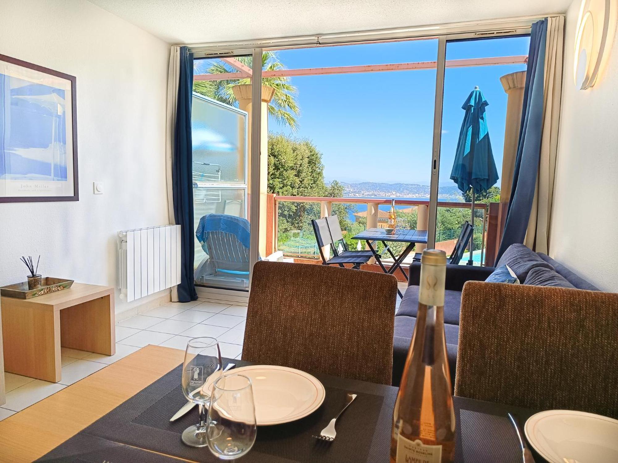 Magnifique Vue Mer Et Piscine - Les Cles De L Esterel เตอูล-ซูร์-แม ภายนอก รูปภาพ